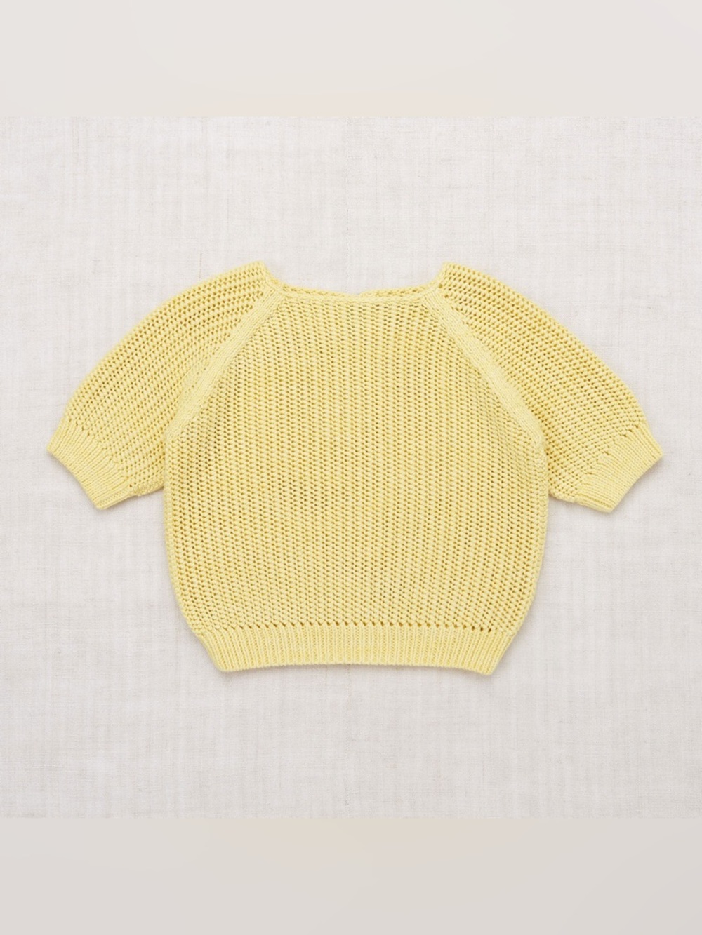 Misha & Puff Breezy Sweater Vintage Yellow 3–4Y NWT Cotton Knit